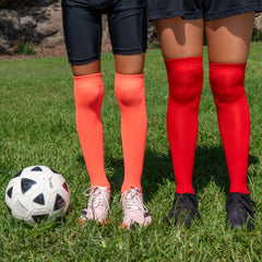 Over the Knee Vibrant Red